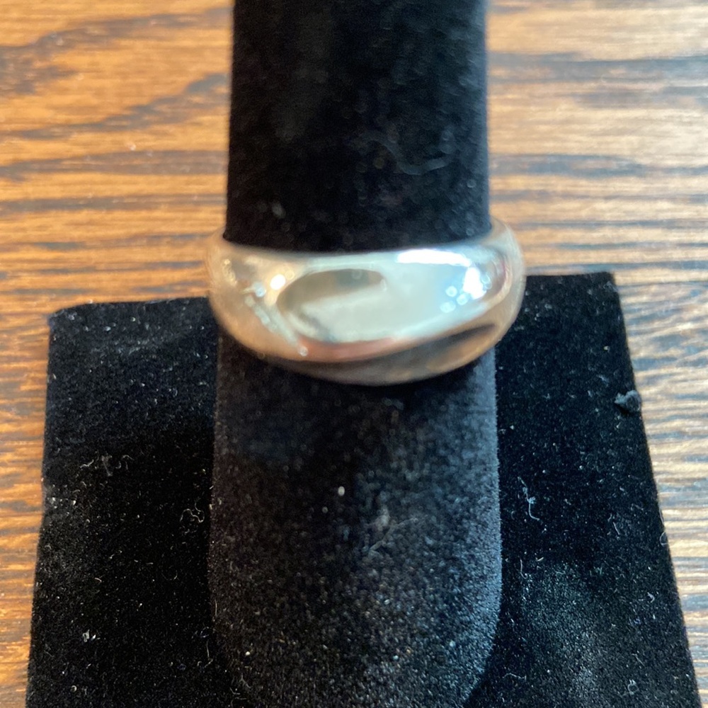 Silver wave ring - Picture 2 of 3
